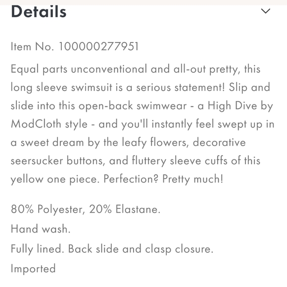 Offbeat Belle Long Sleeve One-Piece Swimsuit - Picture 3 of 9